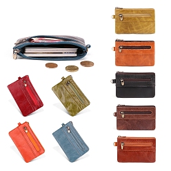 DIY Imitation Leather Change Purse Making Kits, including Fabric, Zipper