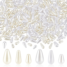 300 шт. 6 стиль бусины из АБС-пластика с имитацией жемчуга, слеза