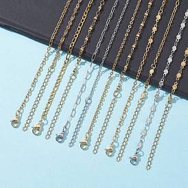 304 женские ожерелья-цепочки из нержавеющей стали