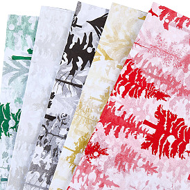 50 шт. 5 стили папиросной бумаги, подарочная упаковка бумаги, прямоугольник с рисунком дерева