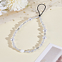 1Correas para móviles con cuentas de cristal y perlas de imitación para mujer, encanto de las decoraciones del teléfono