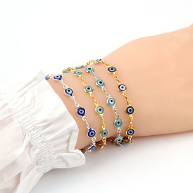 Evil Eye Bracelet for Women, Minimalist Blue Eye Jewelry with European and American Style