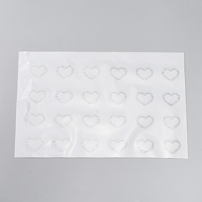 Glitter Hotfix Rhinestone(Hot Melt Adhesive On The Back), Costume Accessories, Heart
