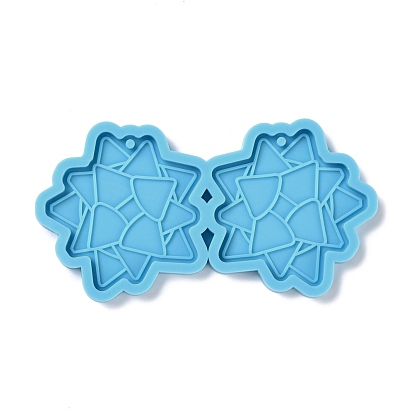 DIY Pendant Silicone Molds, for Earring Making, Resin Casting Molds, For UV Resin, Epoxy Resin Jewelry Making, Flower