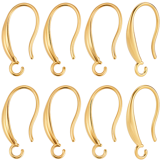 20 шт. 304 крючки для серег из нержавеющей стали, с разомкнутым контуром