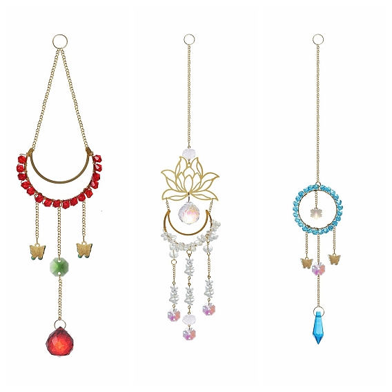 Стеклянные ловцы солнца, подвесные подвесные украшения