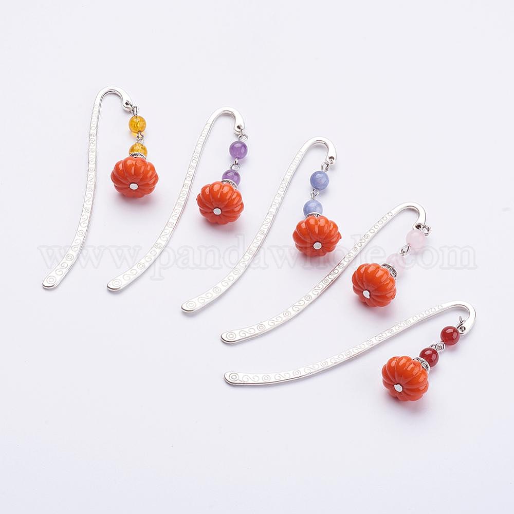 BEADING JEWELLERY CRAFTS BOOKMARK TIBETAN SILVER 10 FINDINGS