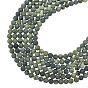 Round Frosted Natural TaiWan Jade Beads Strands