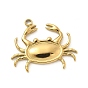Pendentifs en acier inoxydable, charme de crabe