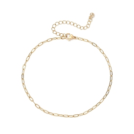 2.5мм 304 браслеты на ногу из нержавеющей стали с цепочкой-скрепкой, с круглыми пластиковыми шариками ccb