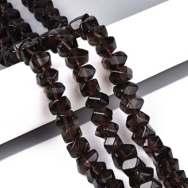 Натуральные ледяные обсидиановые бусинки, самородки, граненые