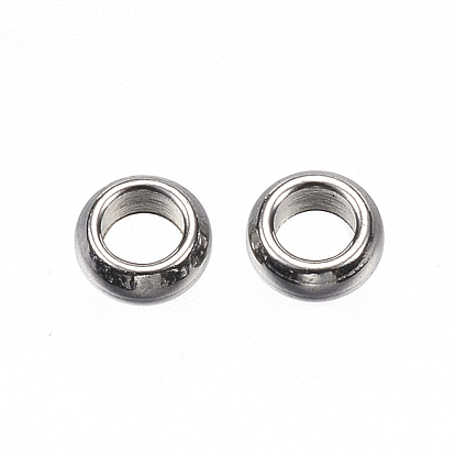 201 из нержавеющей стали разделительные бусины, кольцо