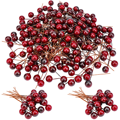 200шт. пластиковые имитации ягод, симуляция фруктов, для украшения дома к Рождеству