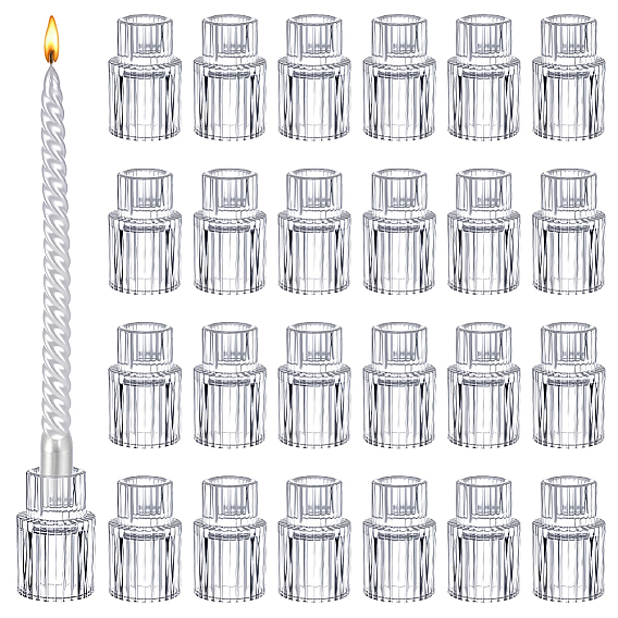 24шт стеклянный подсвечник, принадлежности для изготовления свечей своими руками