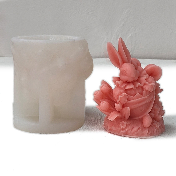 Пасхальный кролик пищевые силиконовые формы для свечей своими руками, для изготовления свечей