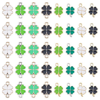Набор для изготовления ювелирных изделий своими руками, включая подвески из сплава эмали и пластиковые подвески ccb, клевер