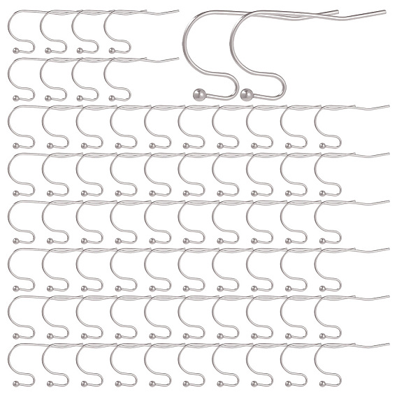 160 шт 316 хирургические крючки для серег из нержавеющей стали, ушные крючки пастушьего крючка