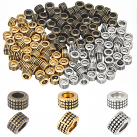 300 шт. 3 цветные бусины-распорки в тибетском стиле, без свинца, без никеля и без кадмия, колонка