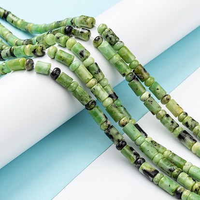 Natural Serpentine Beads Strands, Column & Rondelle