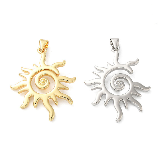Латунные подвески, без кадмия и без свинца, солнце