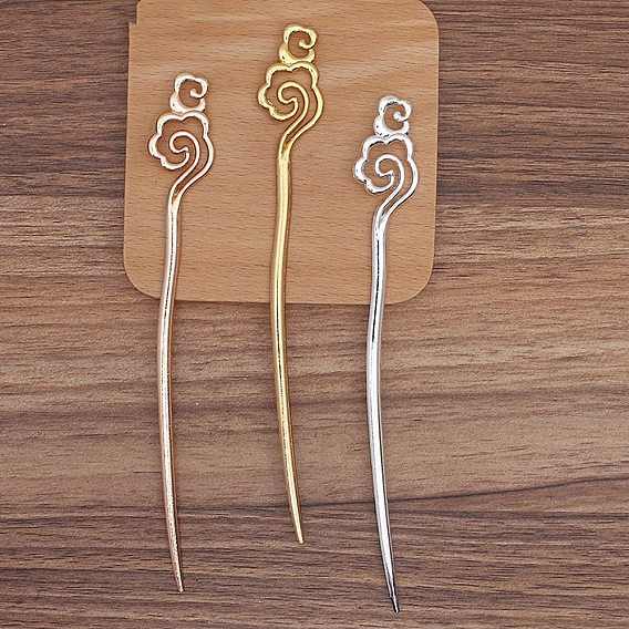 Поиск палочек для волос из сплава в старинном стиле, для ювелирных украшений своими руками, облако