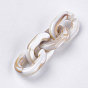 Acrylic Linking Rings, Quick Link Connectors, For Jewelry Chains Making, Imitation Gemstone Style, Oval