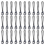 80Pcs Nylon Zipper Pulls Extension, with Plastic Clasp