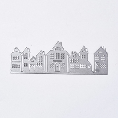 Carbon Steel Cutting Dies Stencils, for DIY Scrapbooking/Photo Album, Decorative Embossing DIY Paper Card, Building