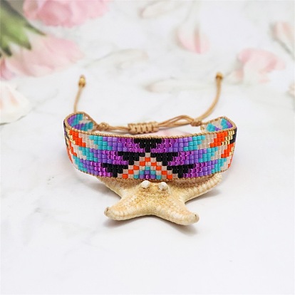 Bohemian Minimalist Geometric Miyuki Beaded Handmade Bracelet