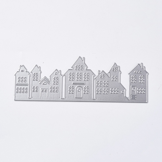 Carbon Steel Cutting Dies Stencils, for DIY Scrapbooking/Photo Album, Decorative Embossing DIY Paper Card, Building