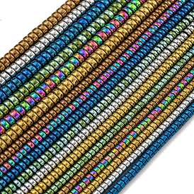 Electroplated Synthetic Non-magnetic Hematite Beads Strands, Disc, Heishi Beads