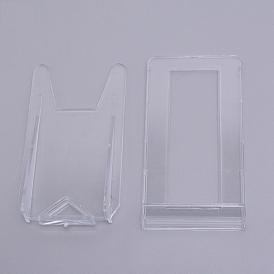 Adjustable Transparent Acrylic Business Card Holder, Photo Stand