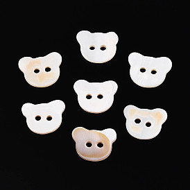 Кнопки пресноводных оболочки, 2-луночное, медведь