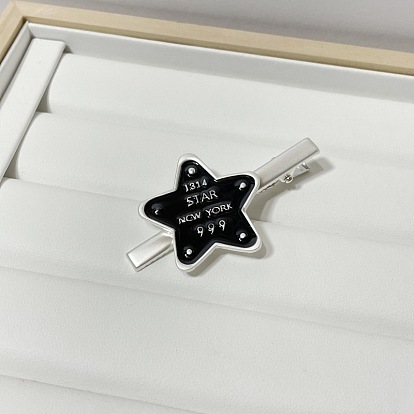 Красочная заколка для волос со звездой для женщин, Боковая заколка в стиле YASS с чувством высокой моды и шикарным внешним видом