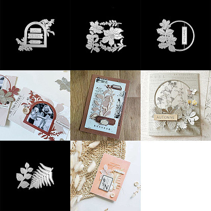 Трафареты для резки цветов/листьев/кольцо из углеродистой стали, для diy scrapbooking, Фотоальбом, декоративная бумага для тиснения