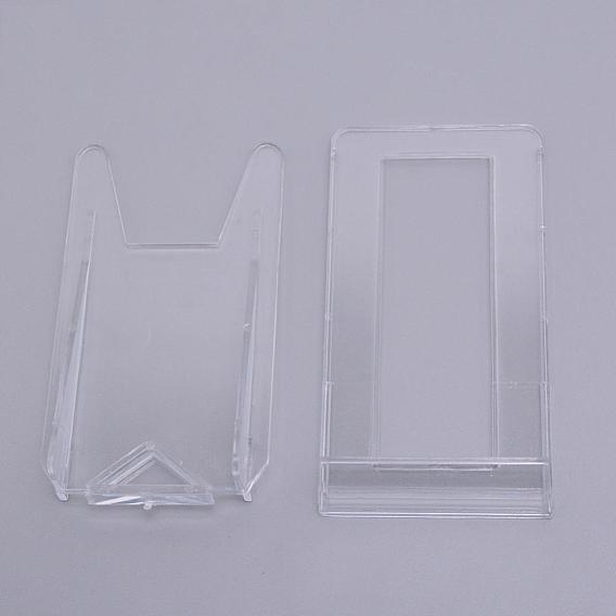 Adjustable Transparent Acrylic Business Card Holder, Photo Stand