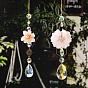 Crystal Suncatcher, with Metal Findings, for Home, Garden Decoration