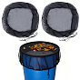 Funda de poliéster para cubo de agua de lluvia para exteriores, rondo