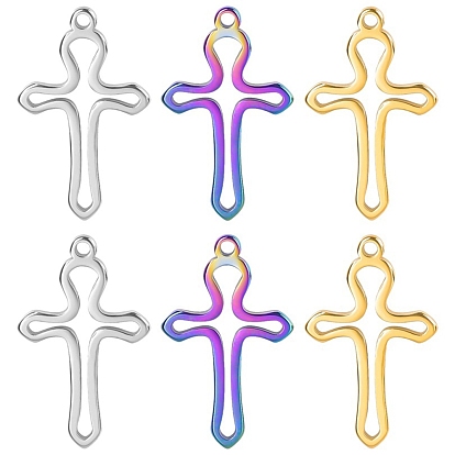 304 подвески из нержавеющей стали, крест очарование