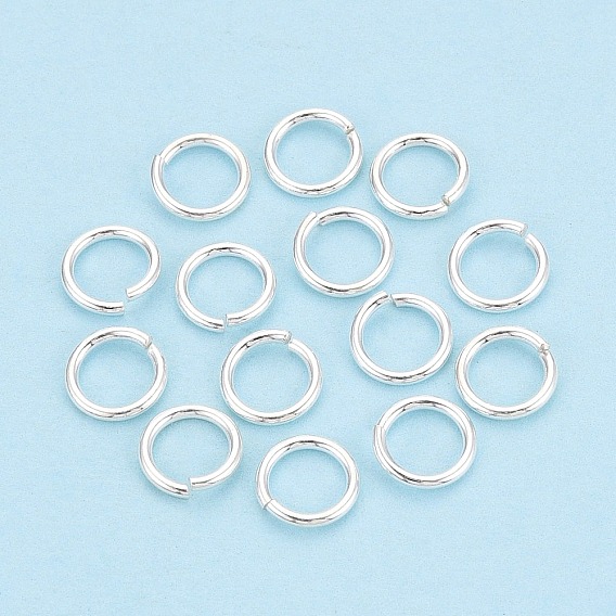 925 Sterling Silver Open Jump Rings, Round