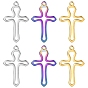 304 подвески из нержавеющей стали, крест очарование