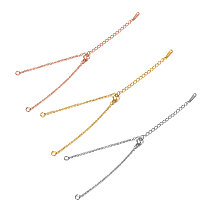 201 Stainless Steel Bracelet Making, with Cable Chain and Lobster Claw Clasps