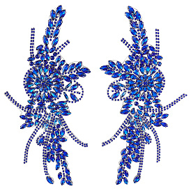 Flower Resin Rhinestone Decorative Corsages for Clothing Accessories