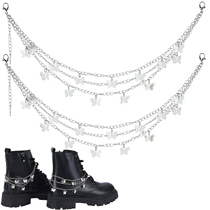 2шт. латунные витые цепи цепи для ремней для обуви, Сплав с застежками когтя омара