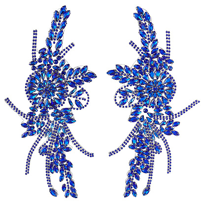 Flower Resin Rhinestone Decorative Corsages for Clothing Accessories