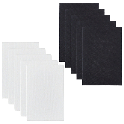Wood and Cotton Painting Canvas Panels, Blank Drawing Boards, for Oil & Acrylic Painting, Rectangle