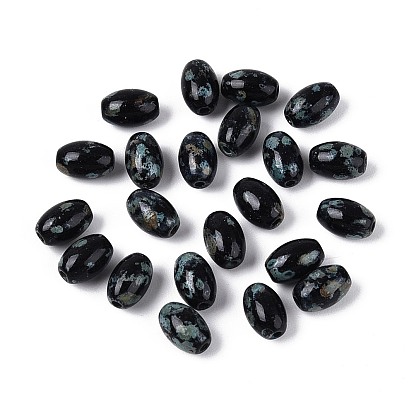 Выпечка краска стеклянные бусины, рис