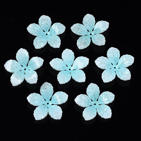 Des perles en plastique, fleur