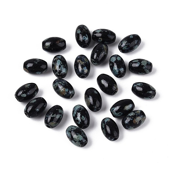 Выпечка краска стеклянные бусины, рис