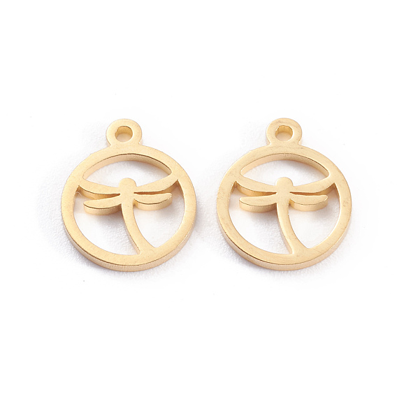 304 прелести нержавеющей стали, лазерная резка, кольцо с стрекоза